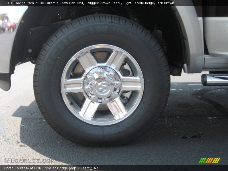 Rugged Brown Pearl / Light Pebble Beige/Bark Brown 2010 Dodge Ram 2500 Laramie Crew Cab 4x4