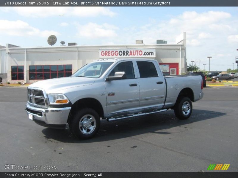 Bright Silver Metallic / Dark Slate/Medium Graystone 2010 Dodge Ram 2500 ST Crew Cab 4x4