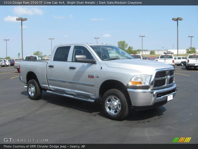 Bright Silver Metallic / Dark Slate/Medium Graystone 2010 Dodge Ram 2500 ST Crew Cab 4x4