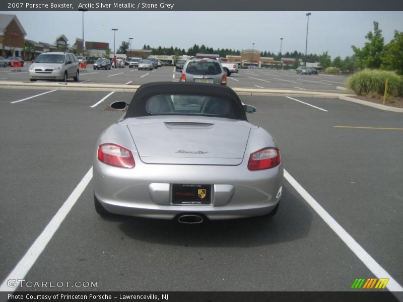 Arctic Silver Metallic / Stone Grey 2007 Porsche Boxster