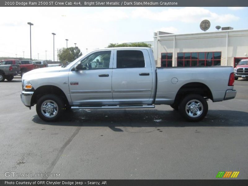 Bright Silver Metallic / Dark Slate/Medium Graystone 2010 Dodge Ram 2500 ST Crew Cab 4x4