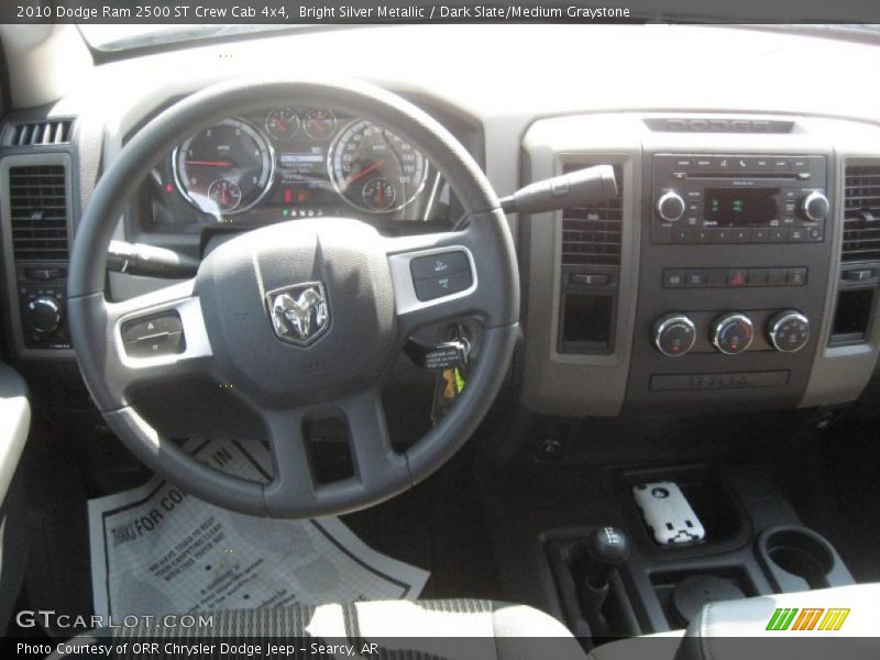 Bright Silver Metallic / Dark Slate/Medium Graystone 2010 Dodge Ram 2500 ST Crew Cab 4x4