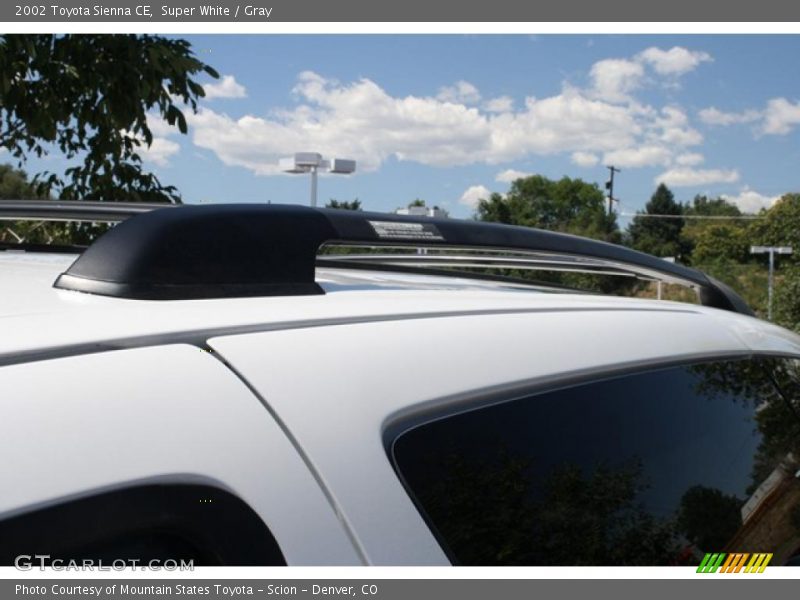 Super White / Gray 2002 Toyota Sienna CE