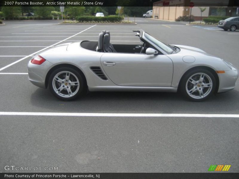 Arctic Silver Metallic / Stone Grey 2007 Porsche Boxster