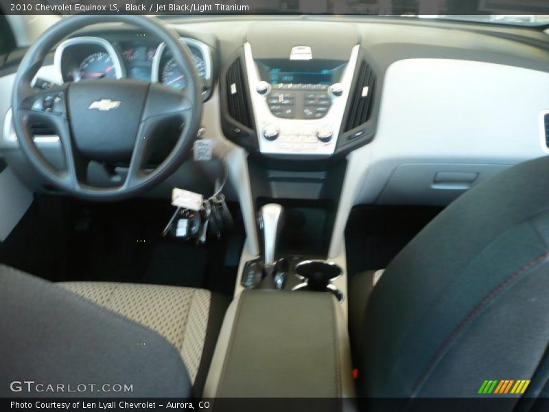 Black / Jet Black/Light Titanium 2010 Chevrolet Equinox LS