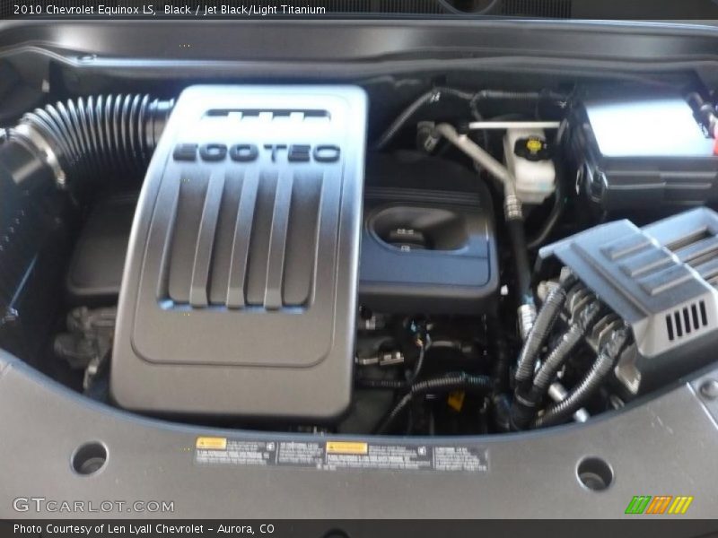 Black / Jet Black/Light Titanium 2010 Chevrolet Equinox LS