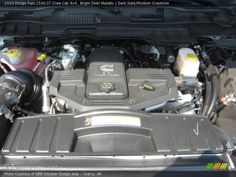Bright Silver Metallic / Dark Slate/Medium Graystone 2010 Dodge Ram 2500 ST Crew Cab 4x4