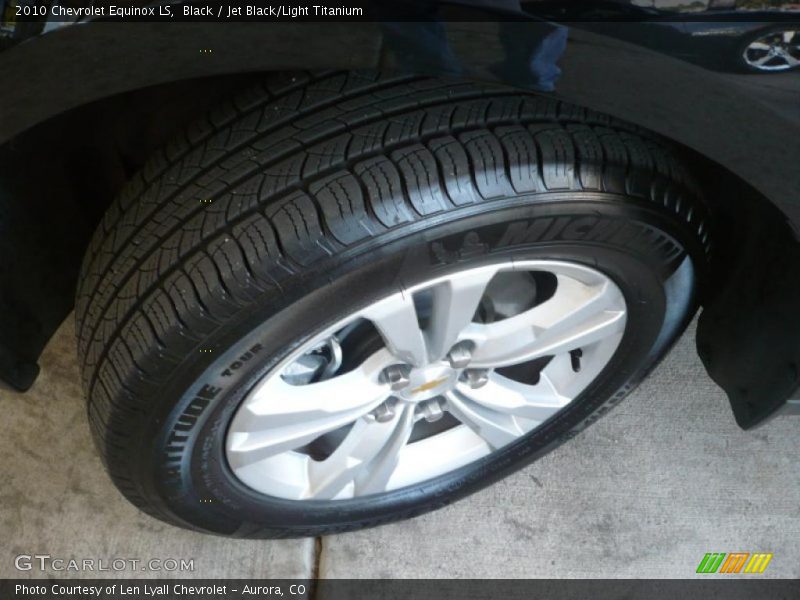 Black / Jet Black/Light Titanium 2010 Chevrolet Equinox LS
