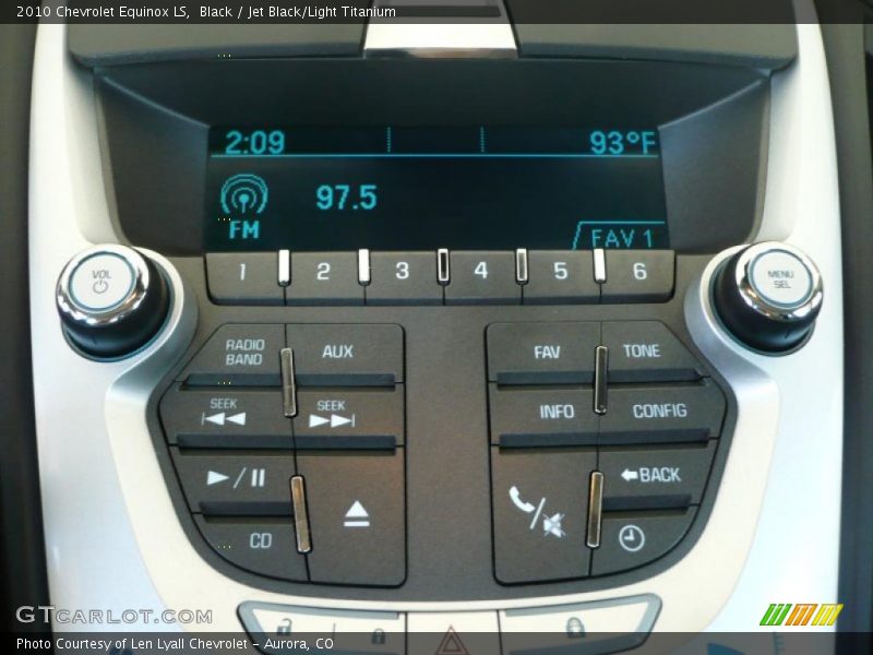 Black / Jet Black/Light Titanium 2010 Chevrolet Equinox LS