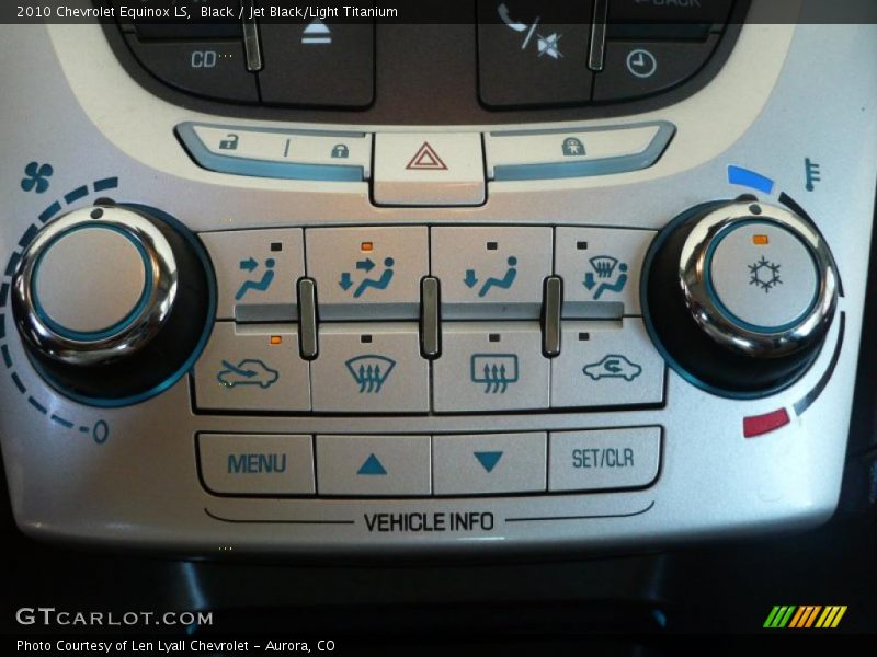 Black / Jet Black/Light Titanium 2010 Chevrolet Equinox LS