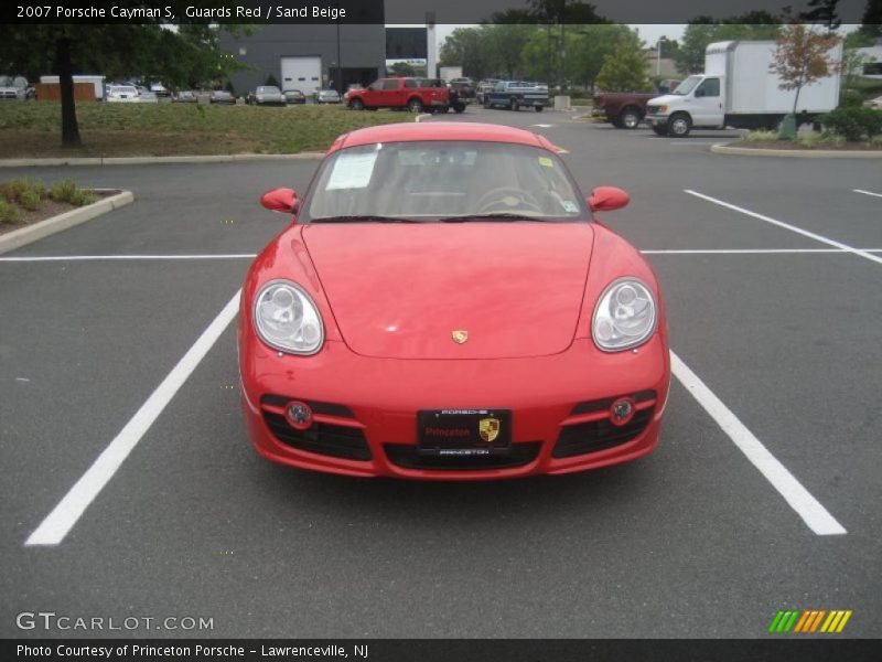 Guards Red / Sand Beige 2007 Porsche Cayman S