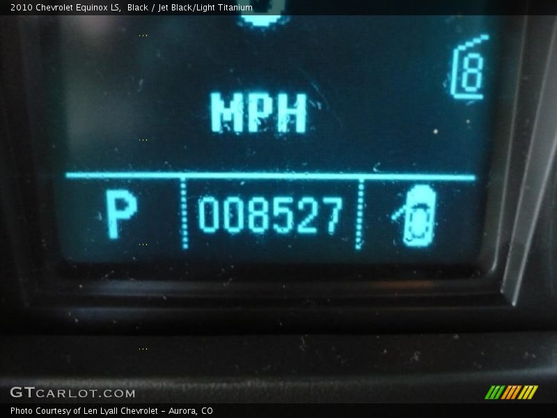 Black / Jet Black/Light Titanium 2010 Chevrolet Equinox LS