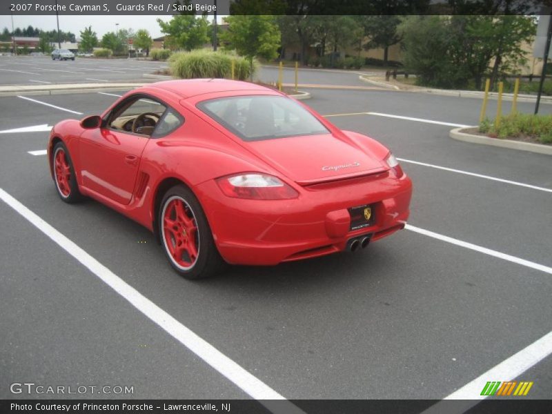 Guards Red / Sand Beige 2007 Porsche Cayman S