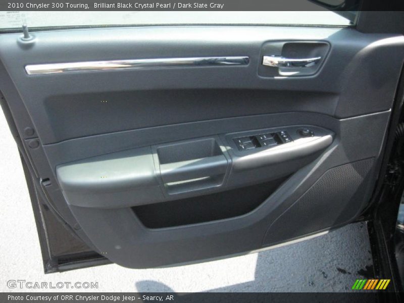 Brilliant Black Crystal Pearl / Dark Slate Gray 2010 Chrysler 300 Touring