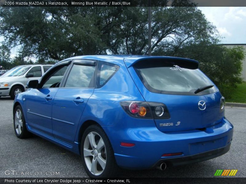 Winning Blue Metallic / Black/Blue 2006 Mazda MAZDA3 s Hatchback