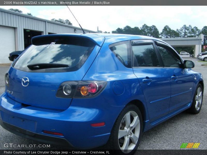 Winning Blue Metallic / Black/Blue 2006 Mazda MAZDA3 s Hatchback