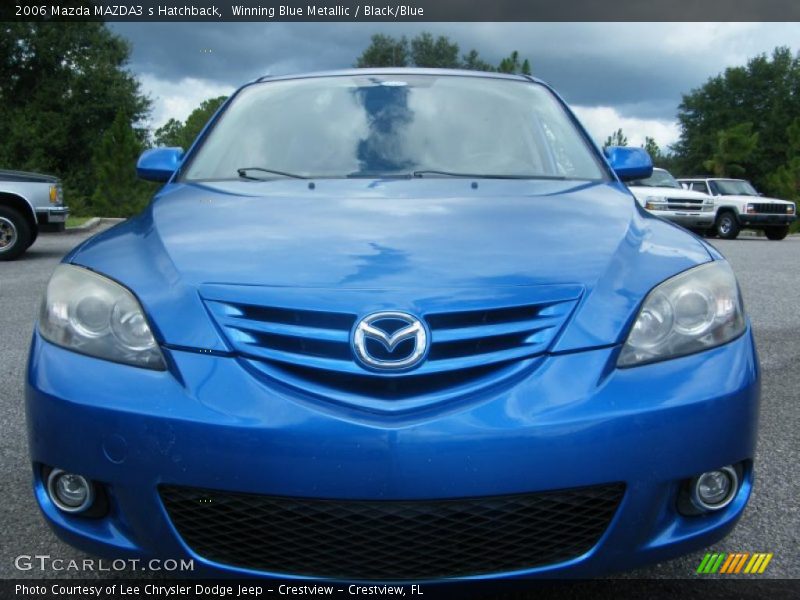 Winning Blue Metallic / Black/Blue 2006 Mazda MAZDA3 s Hatchback
