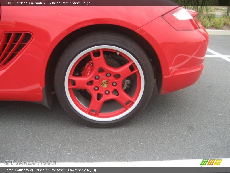 Guards Red / Sand Beige 2007 Porsche Cayman S