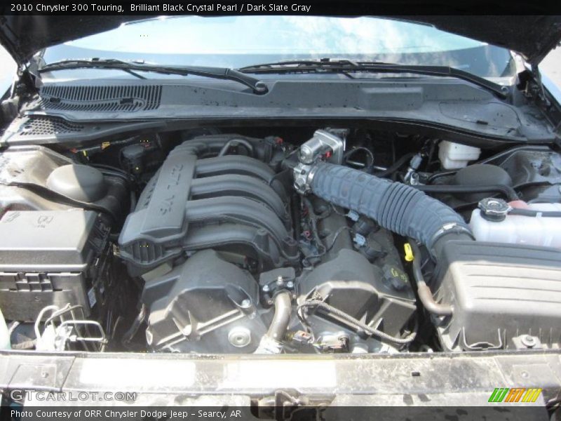 Brilliant Black Crystal Pearl / Dark Slate Gray 2010 Chrysler 300 Touring