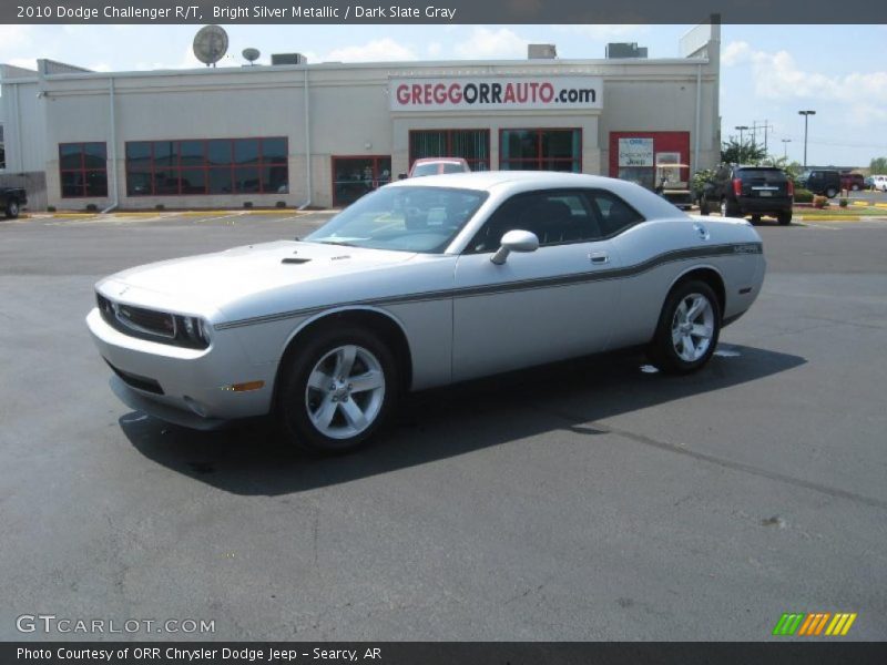 Bright Silver Metallic / Dark Slate Gray 2010 Dodge Challenger R/T