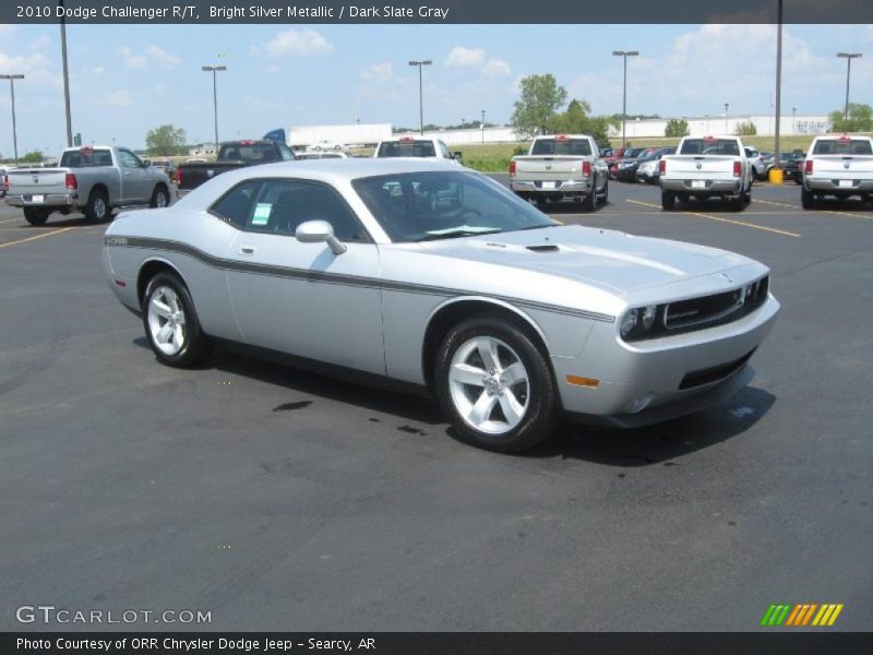 Bright Silver Metallic / Dark Slate Gray 2010 Dodge Challenger R/T
