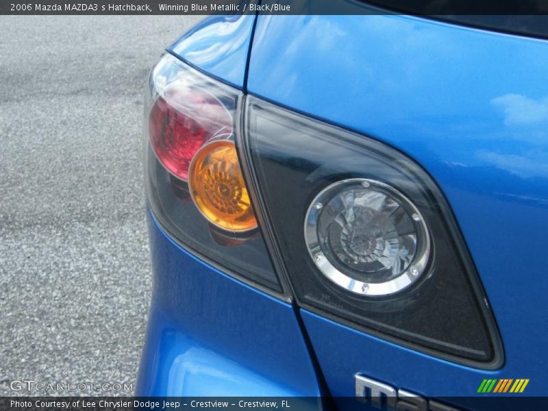 Winning Blue Metallic / Black/Blue 2006 Mazda MAZDA3 s Hatchback