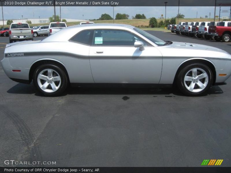 Bright Silver Metallic / Dark Slate Gray 2010 Dodge Challenger R/T