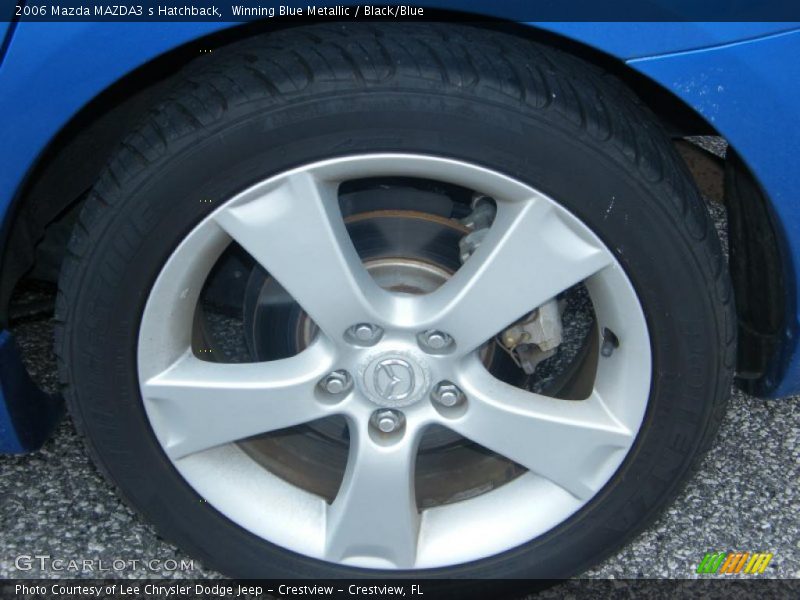 Winning Blue Metallic / Black/Blue 2006 Mazda MAZDA3 s Hatchback
