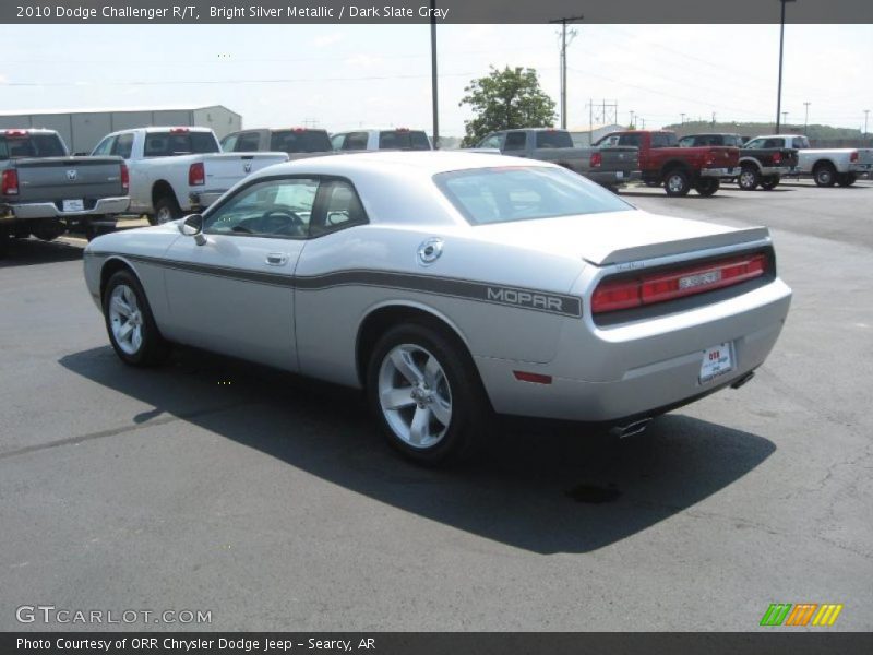Bright Silver Metallic / Dark Slate Gray 2010 Dodge Challenger R/T
