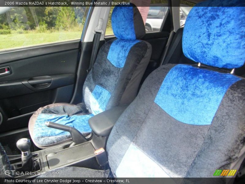 Winning Blue Metallic / Black/Blue 2006 Mazda MAZDA3 s Hatchback
