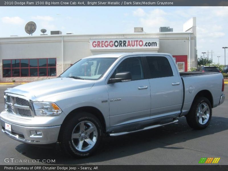Bright Silver Metallic / Dark Slate/Medium Graystone 2010 Dodge Ram 1500 Big Horn Crew Cab 4x4