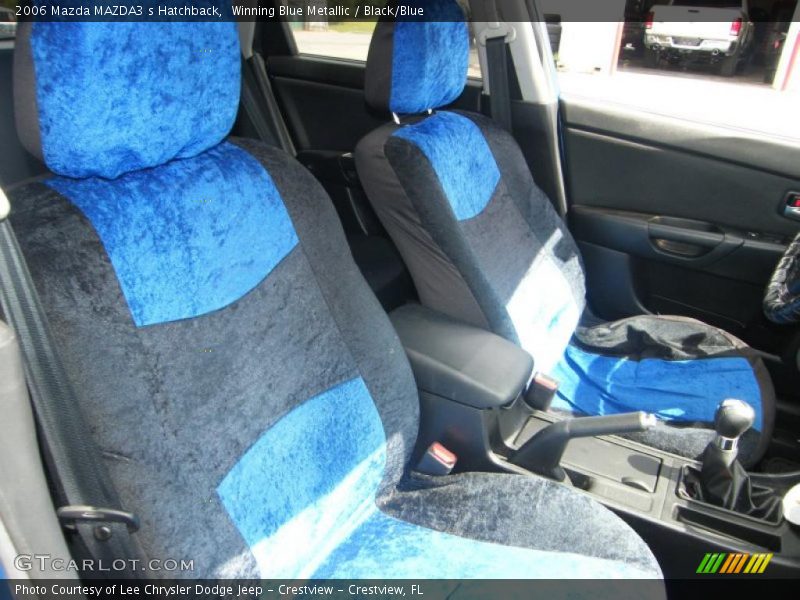 Winning Blue Metallic / Black/Blue 2006 Mazda MAZDA3 s Hatchback