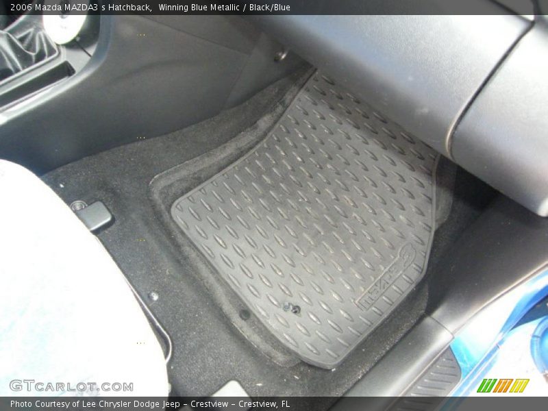Winning Blue Metallic / Black/Blue 2006 Mazda MAZDA3 s Hatchback