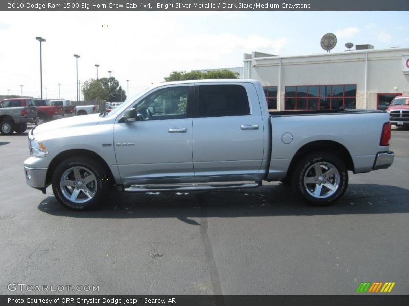 Bright Silver Metallic / Dark Slate/Medium Graystone 2010 Dodge Ram 1500 Big Horn Crew Cab 4x4