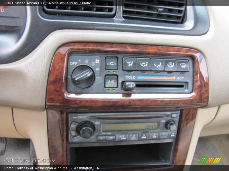 Alpine White Pearl / Blond 2001 Nissan Altima GXE