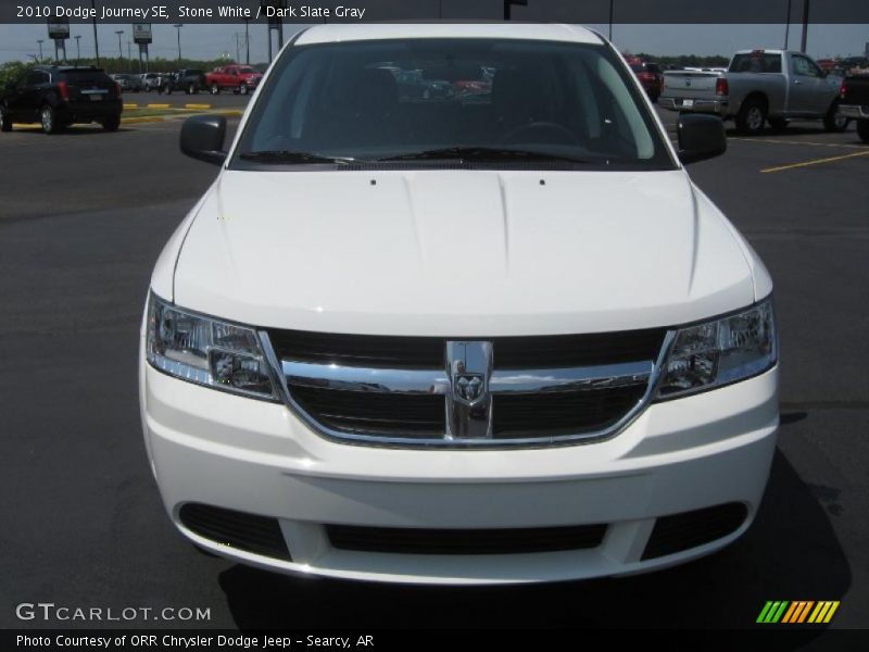 Stone White / Dark Slate Gray 2010 Dodge Journey SE