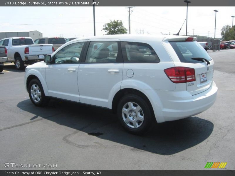 Stone White / Dark Slate Gray 2010 Dodge Journey SE