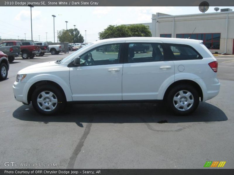 Stone White / Dark Slate Gray 2010 Dodge Journey SE