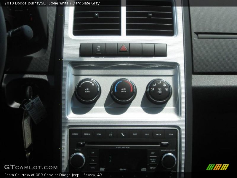 Stone White / Dark Slate Gray 2010 Dodge Journey SE