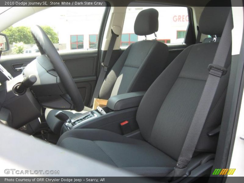 Stone White / Dark Slate Gray 2010 Dodge Journey SE