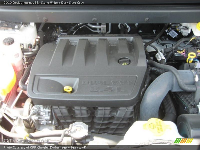 Stone White / Dark Slate Gray 2010 Dodge Journey SE