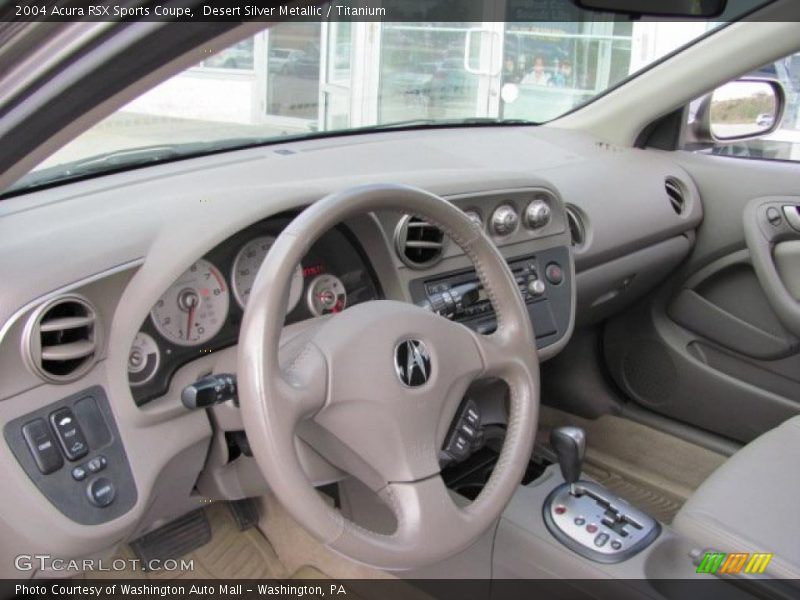 Desert Silver Metallic / Titanium 2004 Acura RSX Sports Coupe