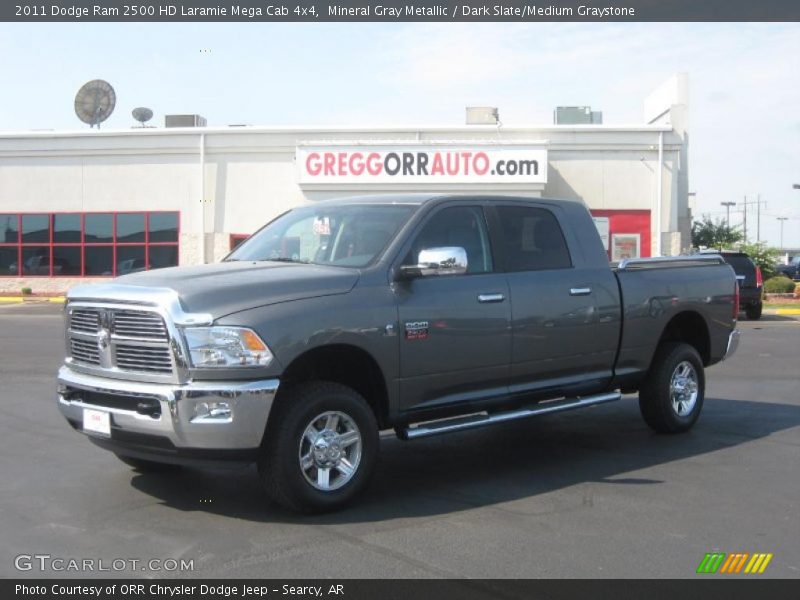 Mineral Gray Metallic / Dark Slate/Medium Graystone 2011 Dodge Ram 2500 HD Laramie Mega Cab 4x4