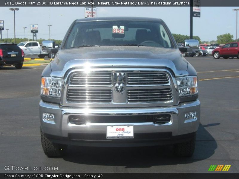 Mineral Gray Metallic / Dark Slate/Medium Graystone 2011 Dodge Ram 2500 HD Laramie Mega Cab 4x4