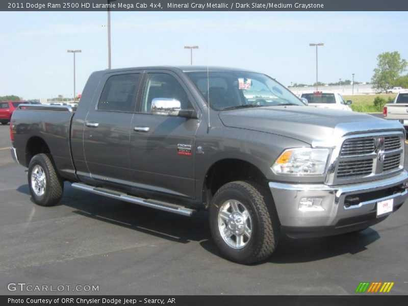 Mineral Gray Metallic / Dark Slate/Medium Graystone 2011 Dodge Ram 2500 HD Laramie Mega Cab 4x4