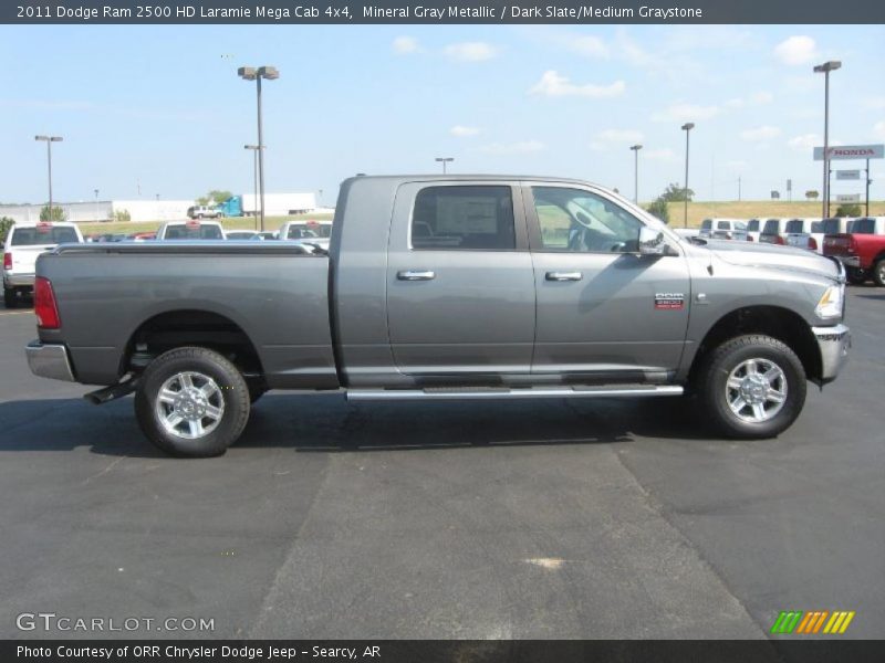 Mineral Gray Metallic / Dark Slate/Medium Graystone 2011 Dodge Ram 2500 HD Laramie Mega Cab 4x4