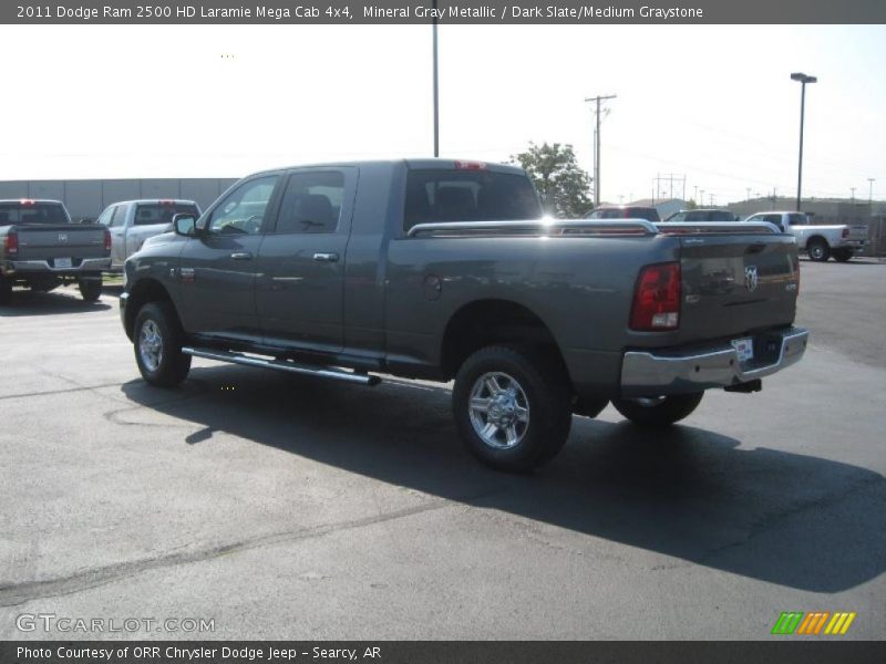Mineral Gray Metallic / Dark Slate/Medium Graystone 2011 Dodge Ram 2500 HD Laramie Mega Cab 4x4