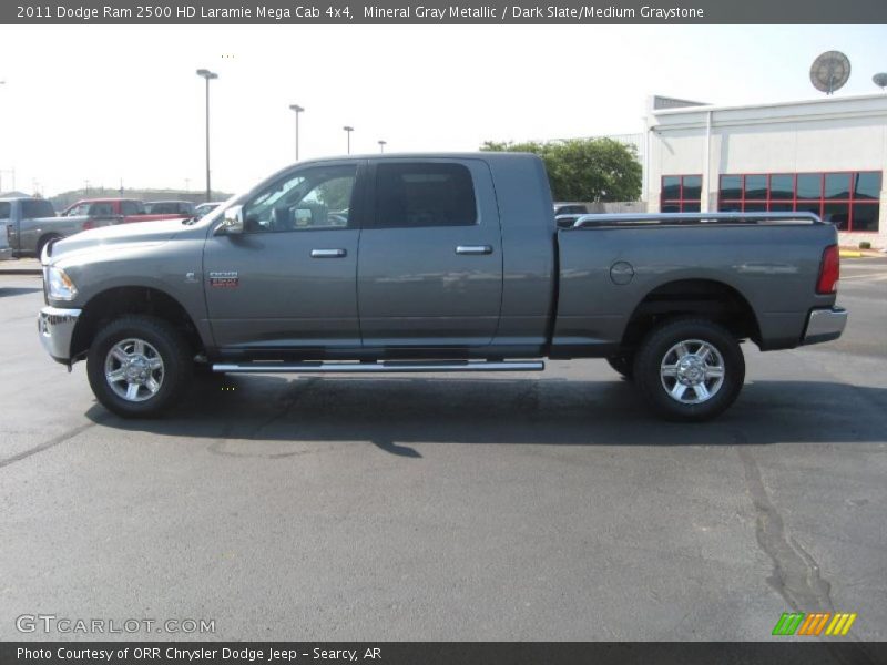 Mineral Gray Metallic / Dark Slate/Medium Graystone 2011 Dodge Ram 2500 HD Laramie Mega Cab 4x4