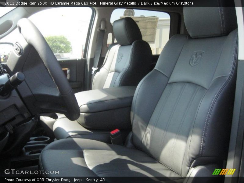 Mineral Gray Metallic / Dark Slate/Medium Graystone 2011 Dodge Ram 2500 HD Laramie Mega Cab 4x4