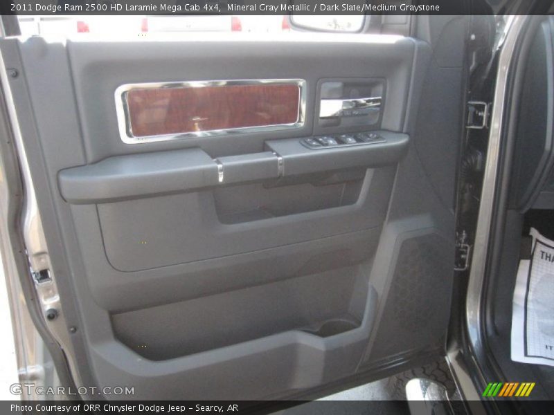 Mineral Gray Metallic / Dark Slate/Medium Graystone 2011 Dodge Ram 2500 HD Laramie Mega Cab 4x4